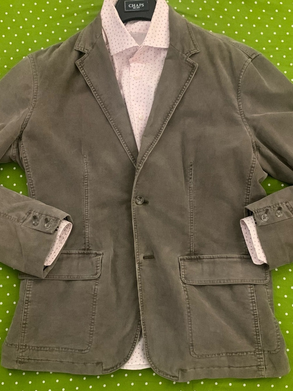 BLACK BROWN Corduroy Casual Sport Jacket